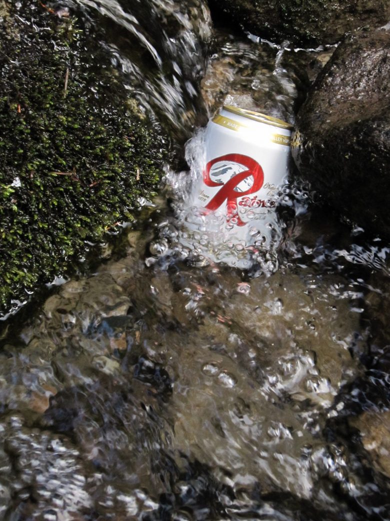Rainier beer in Granite Creek 1