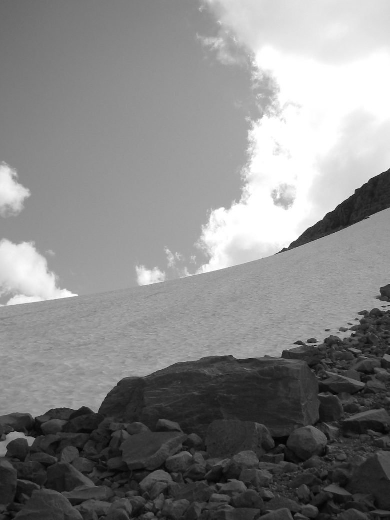 Snow field and sky 1