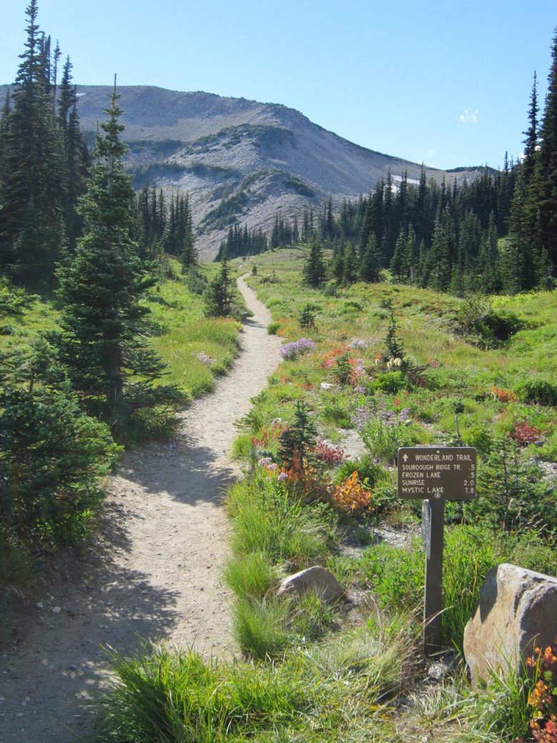 Trail sign near Sunrise 1