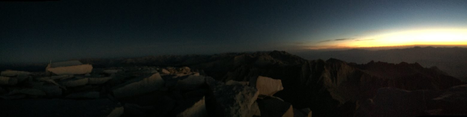 sunrise on the summit of mt whitney 6