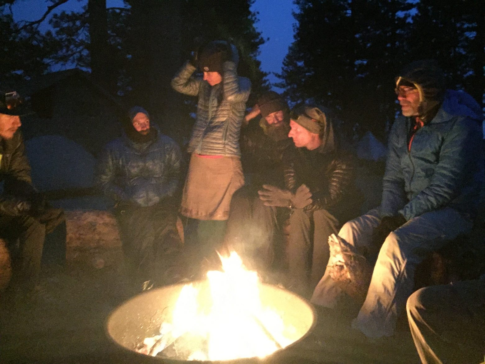 Messenger Flats campfire