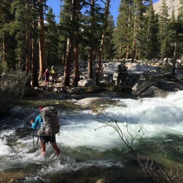 Dreamcatcher fording South Fork Kings River