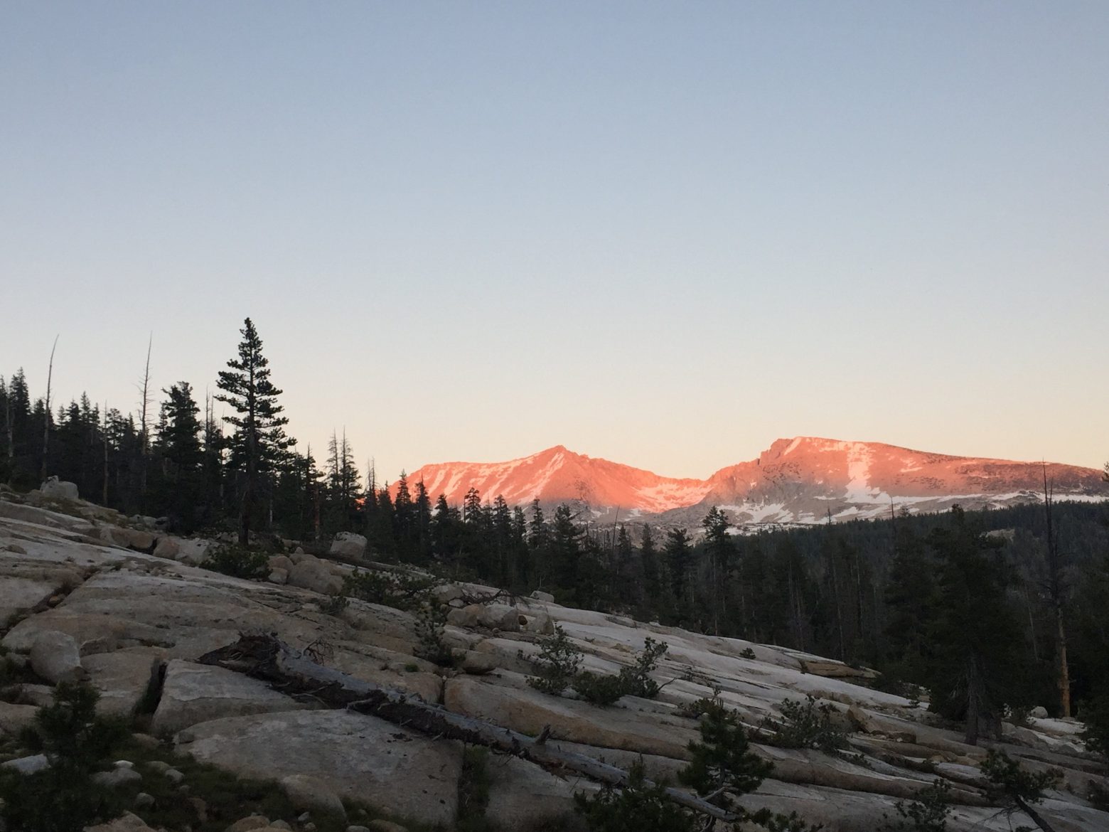 Sunset in the Sierra