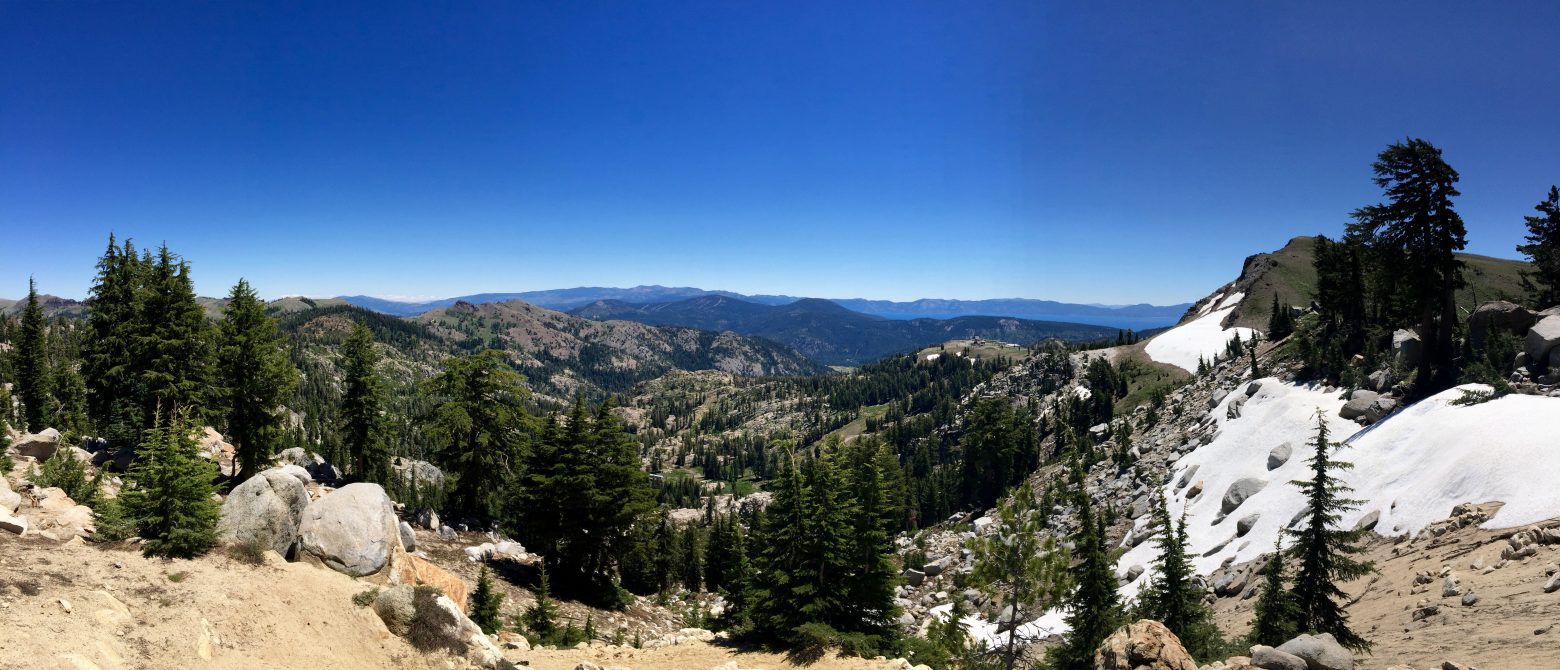View atop Squaw Valley