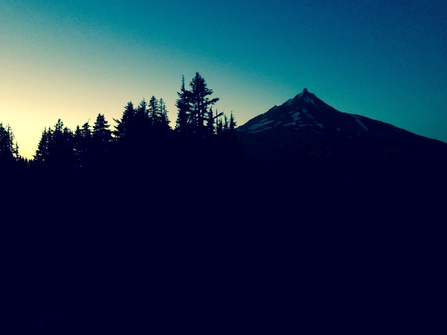 Sunset colors on Mount Jefferson