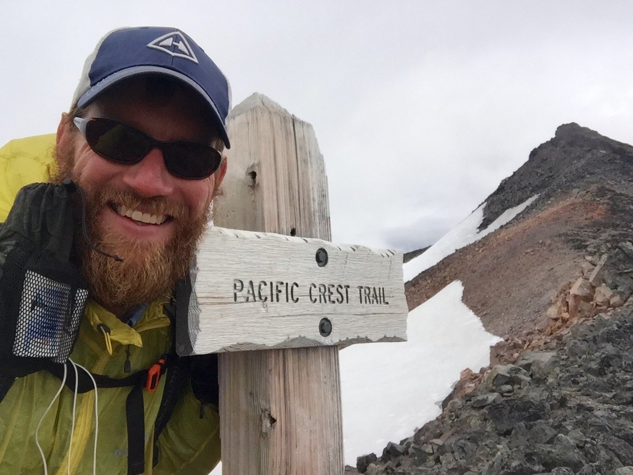 Mountain Man on Old Snowy Mountain atop the Knifes Edge