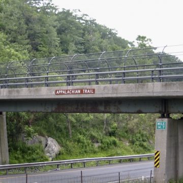 AT crossing the Mass Turnpike