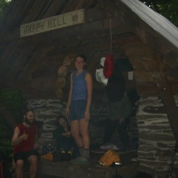 Camera Crew at Happy Hill shelter