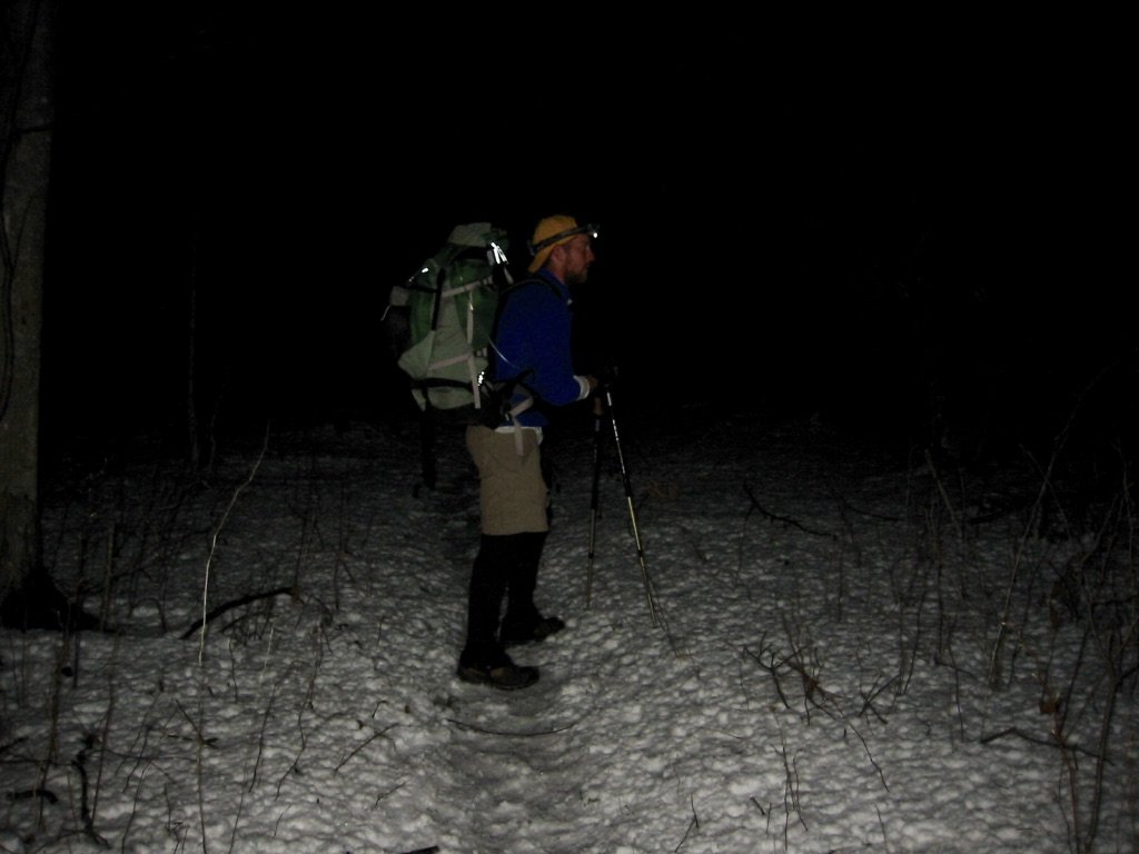 Mountain Man night hiking