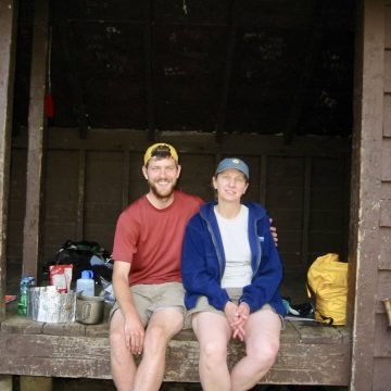 Mountain Mom at Priest shelter