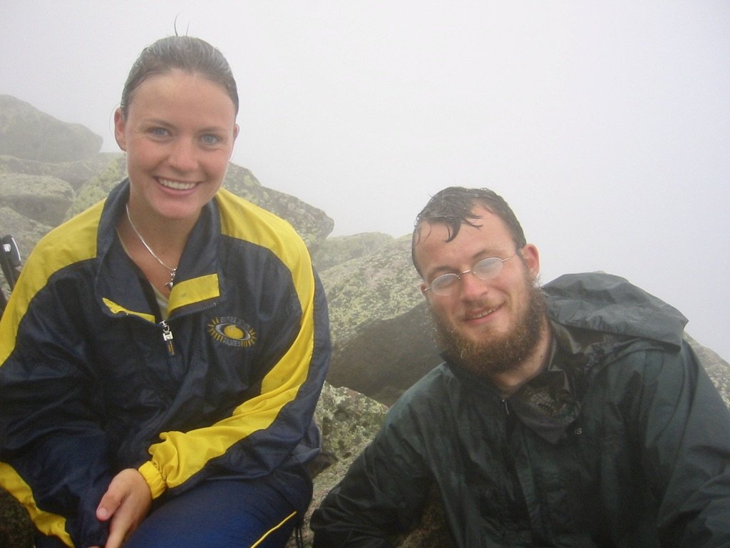 Shauna and NY Mule on Katahdin