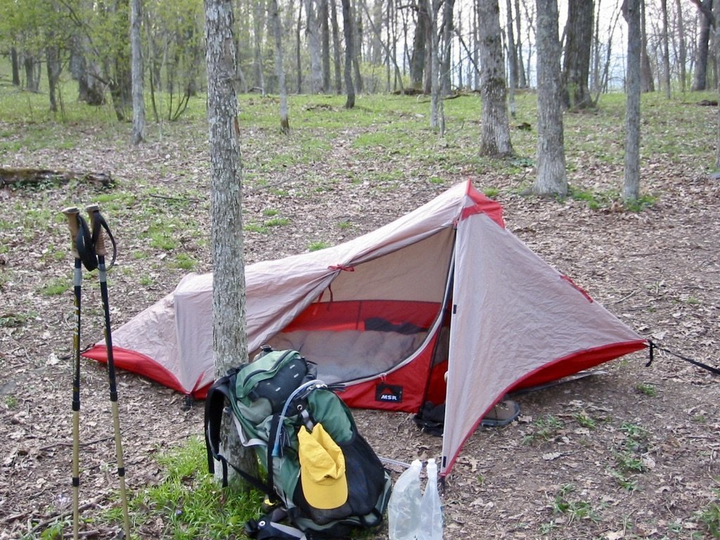 Stealth camp near Pearisburg