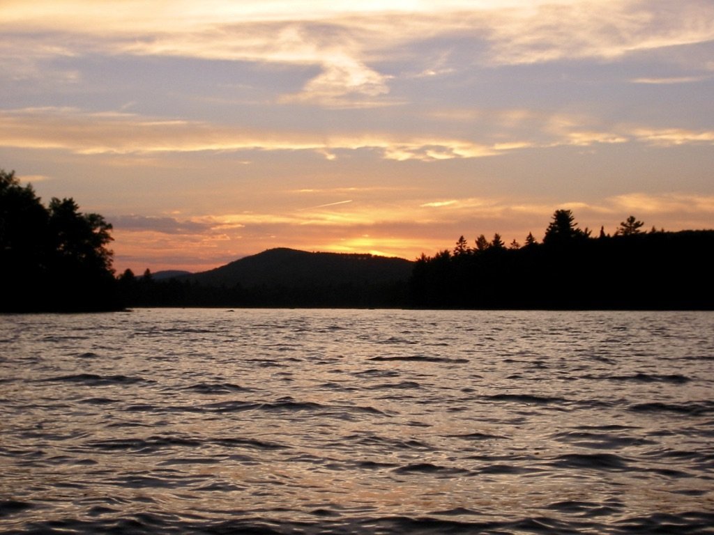 Sunset over Katahdin