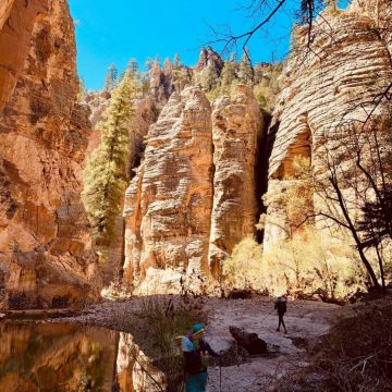 The beauty of West Clear Creek canyon