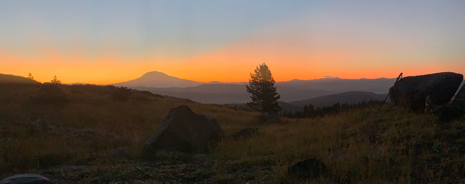 Sunrise over Mt. Adams