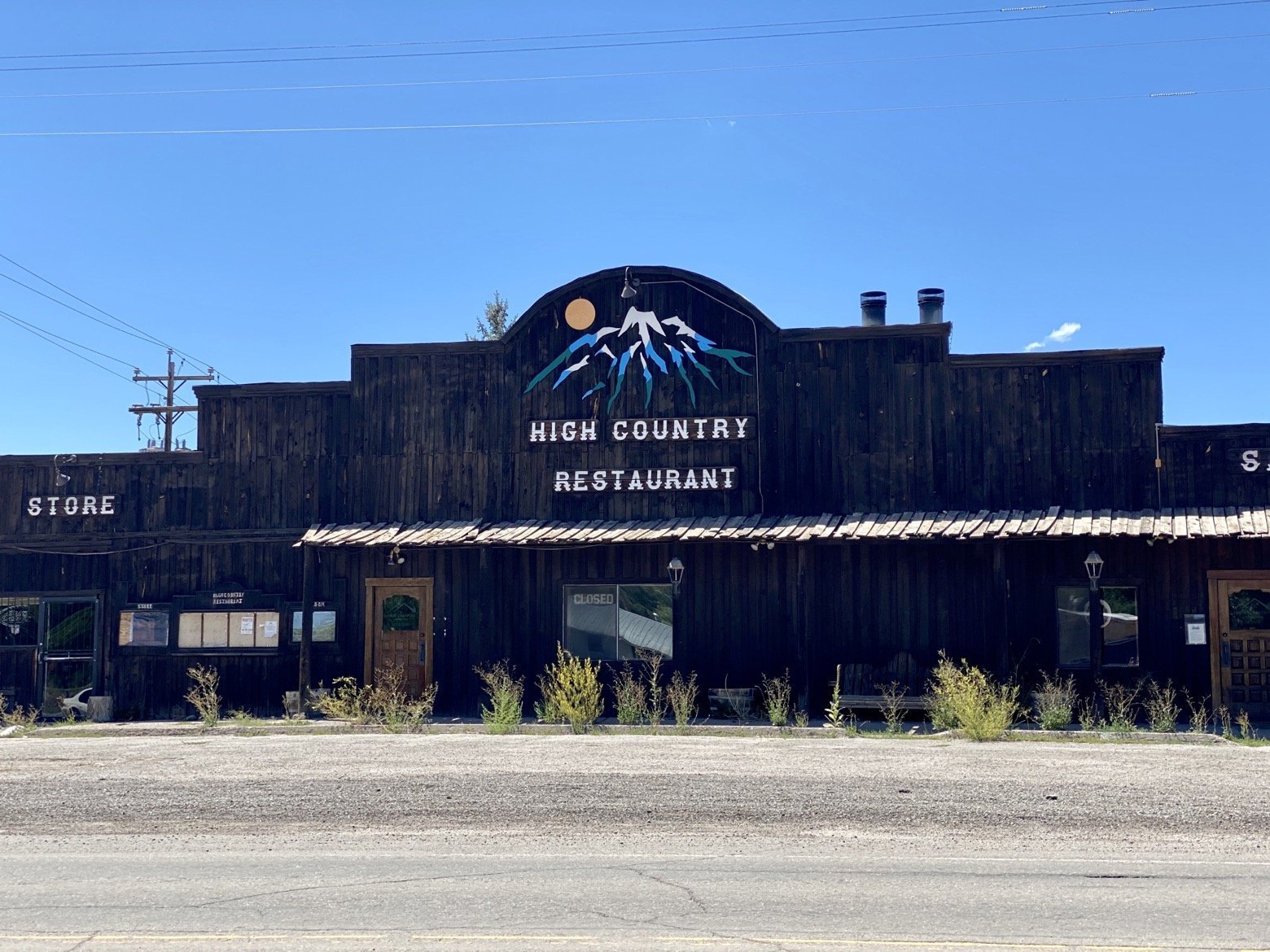 Classic old West storefront