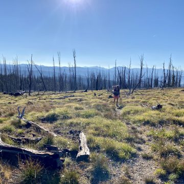 Trail above Big Hole Valley