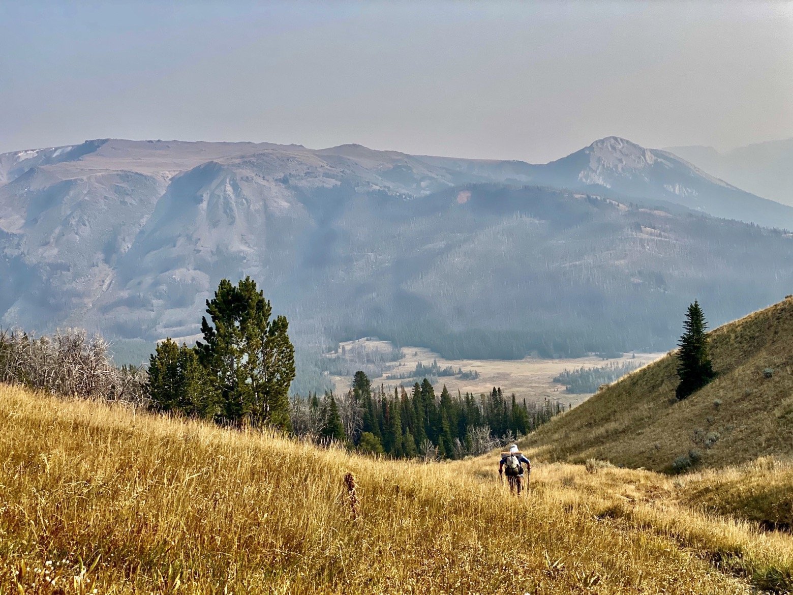 Heading down to Roaring Fork