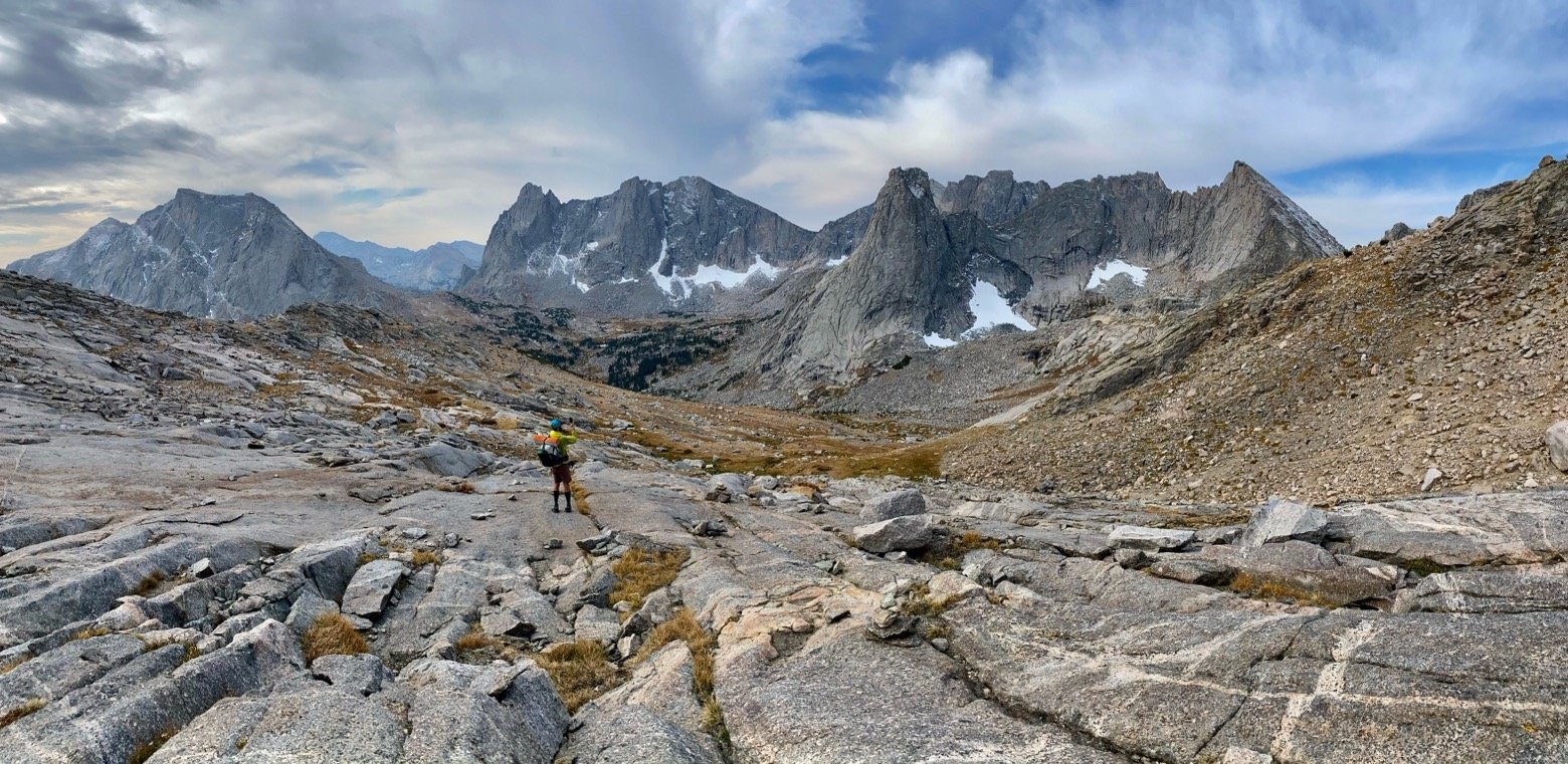 The Wind River range in Wyoming. Hands down our favorite part of the trail