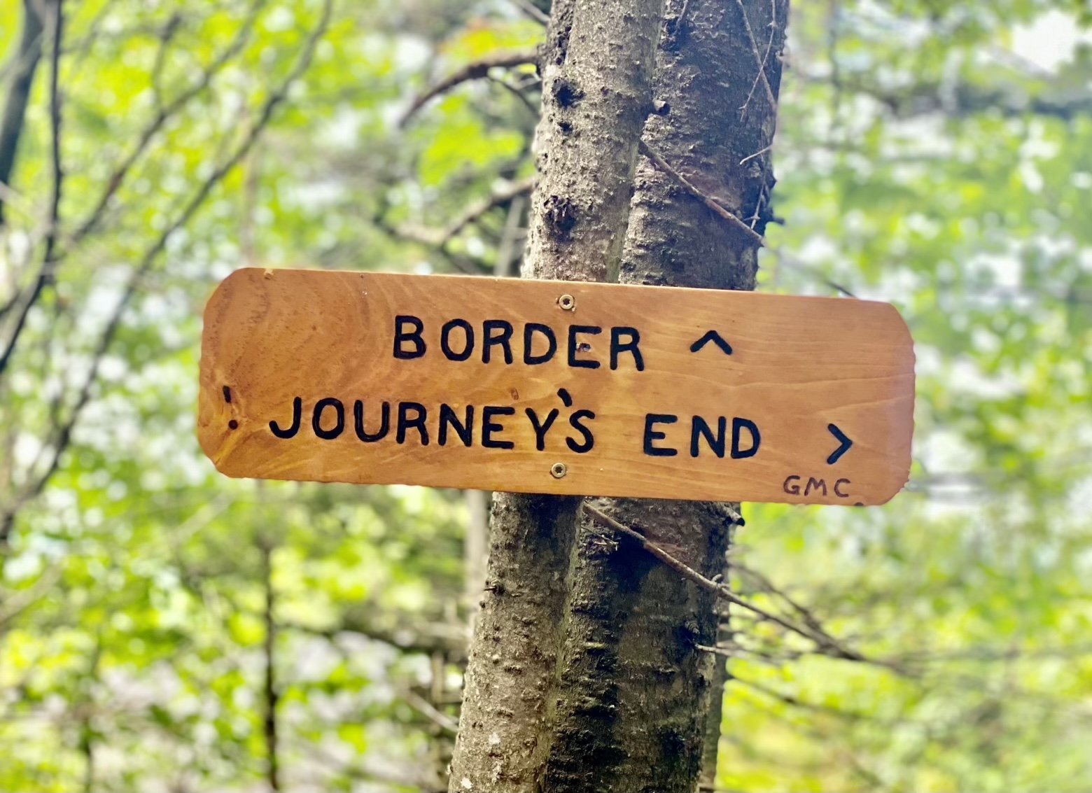 Approaching the northern terminus of the trail