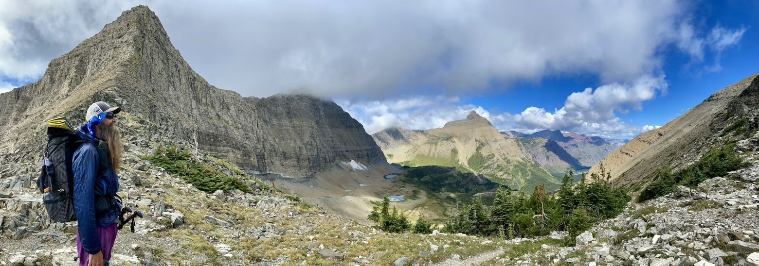 The view from Triple Divide Pass