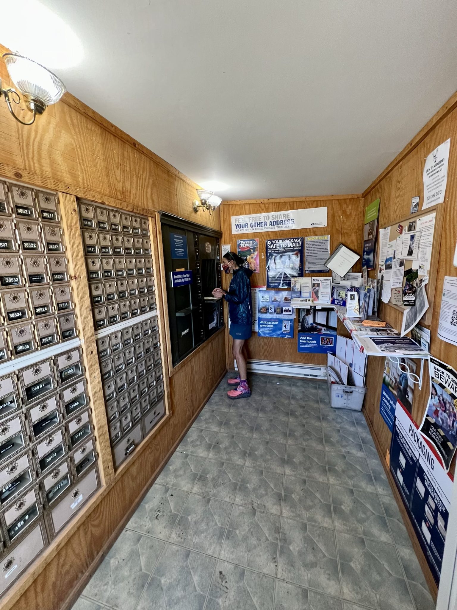 Ace in the tiny post office of Mormon Lake