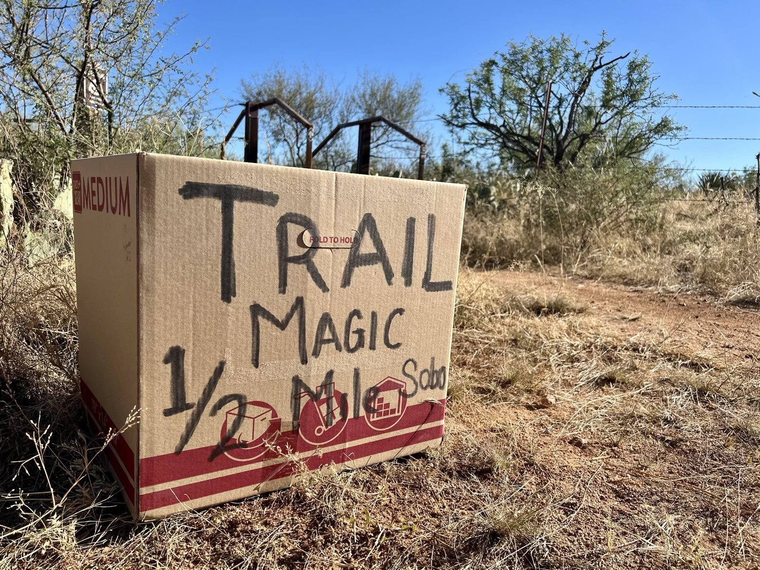 Trail magic, straight ahead