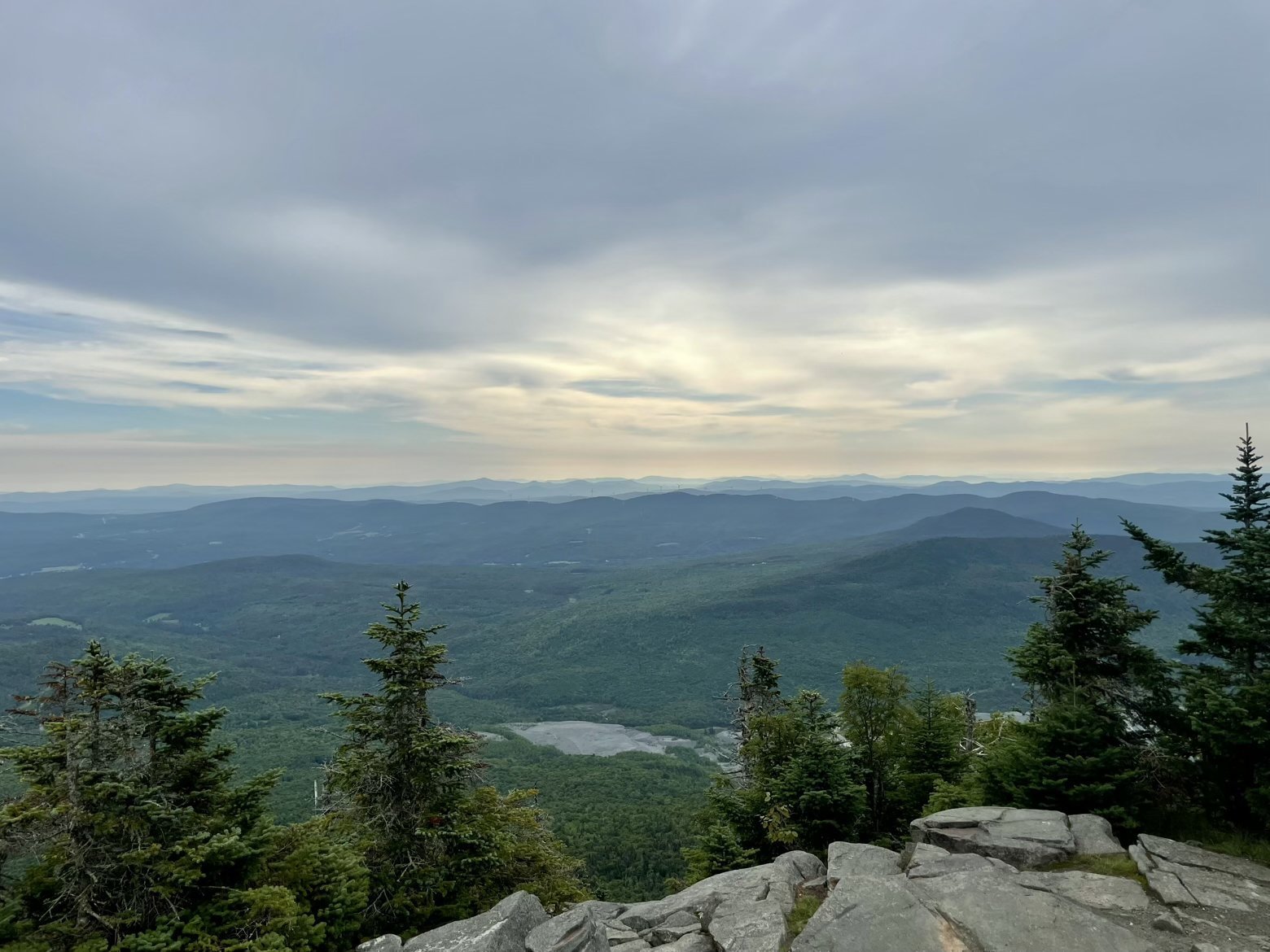 Morning view from Mt. Belvidere