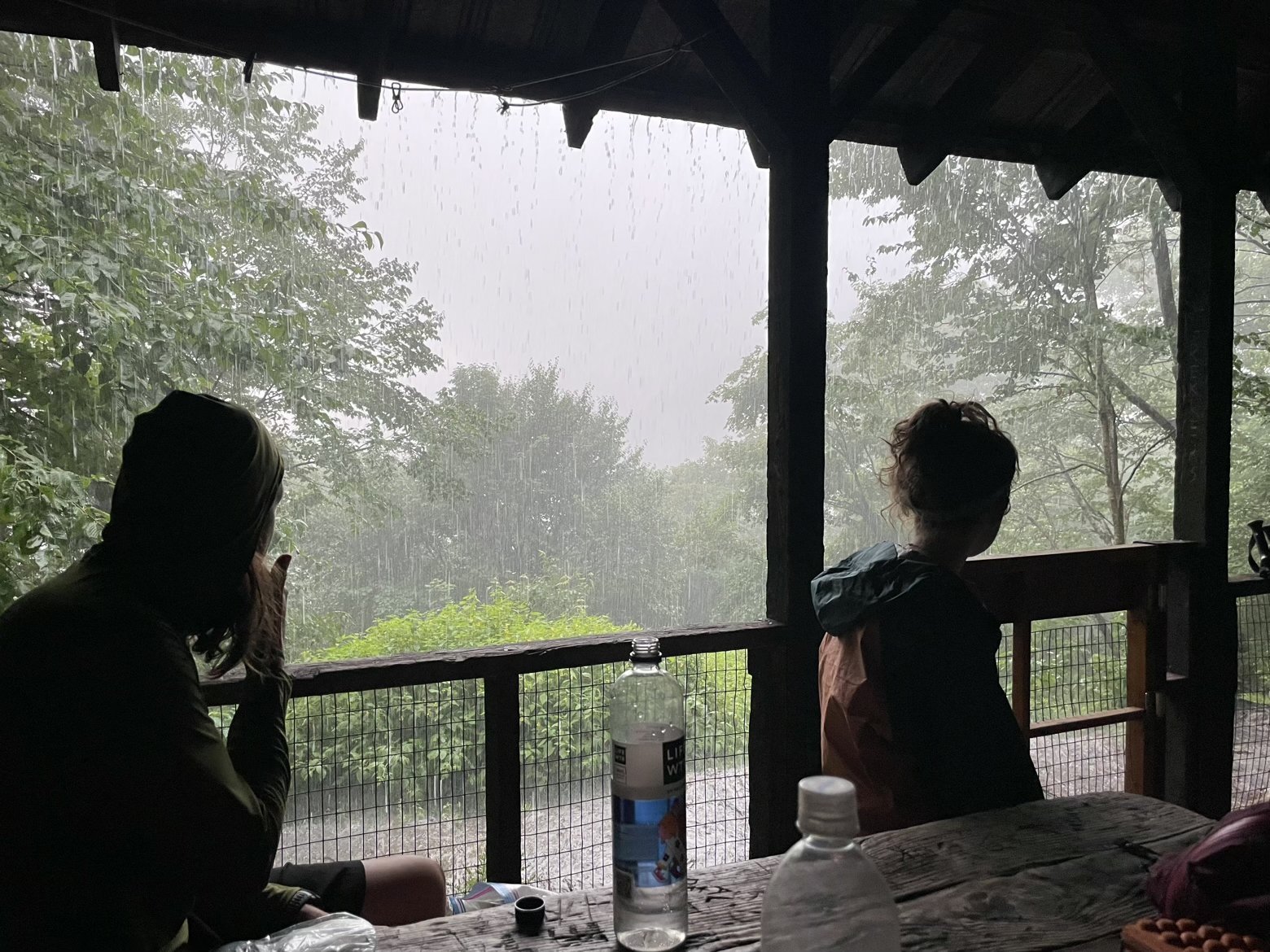 Morning entertainment: rain