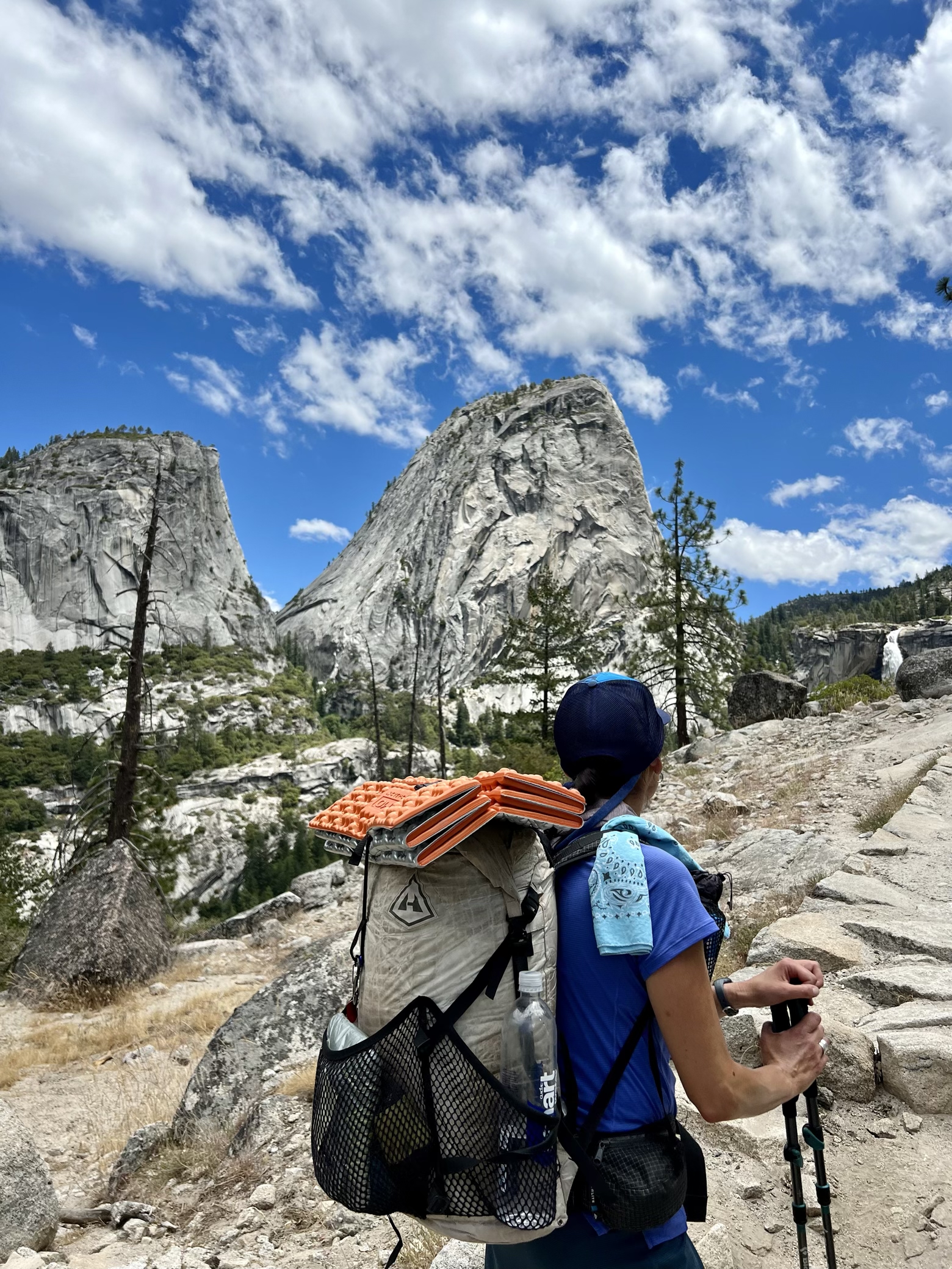 Ace and the view of Liberty Cap