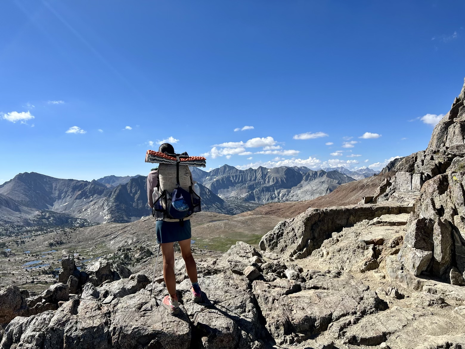 Ace looking south from Pinchot Pass