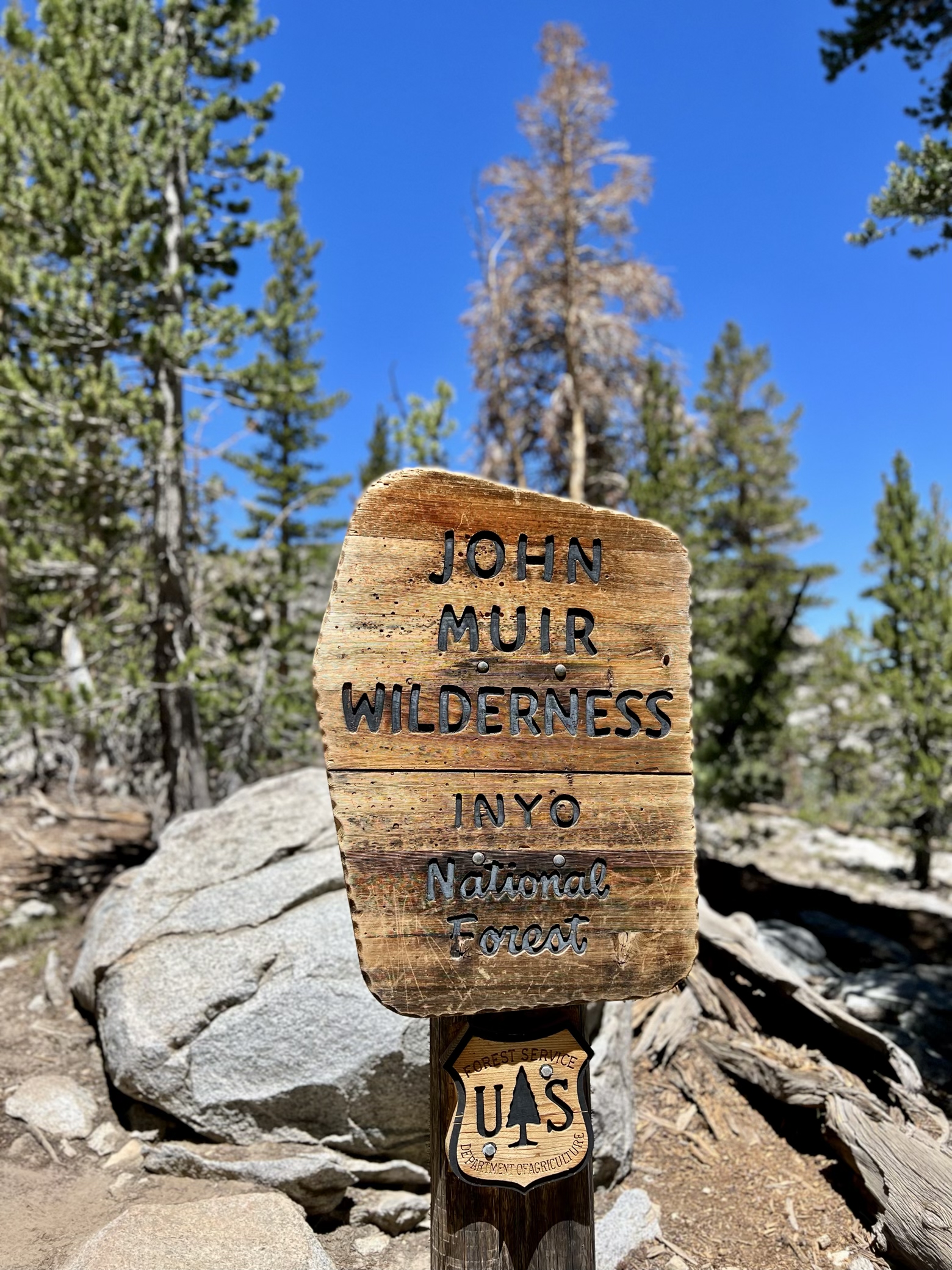 Exiting the John Muir Wilderness